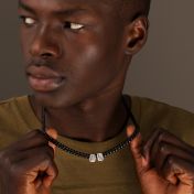 Dark Cuban Link Chain With Names - 6MM