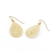 Cherished Spot Map Earrings [18K Gold Pated]