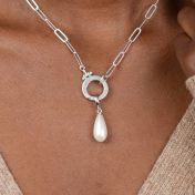 Cara Paperclip Necklace [Sterling Silver]