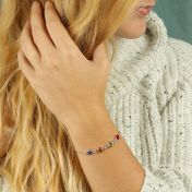 Shining Stars Birthstone Bracelet - Sterling Silver