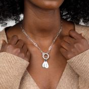 Cara Paperclip Necklace [Sterling Silver]