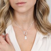 Cara Paperclip Necklace [Sterling Silver]