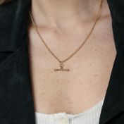 Magic Wand T-Bar Necklace