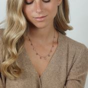 Happiness Galore Necklace [18k Rose Gold Plated]