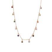 Happiness Galore Necklace [18k Rose Gold Plated]