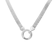 Family Circle Name Necklace [Sterling Silver]