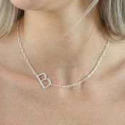 Be Yourself Initial Necklace [Sterling Silver]