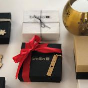I Love You Braille Necklace - 14K Gold Plated