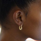 Lunar Hoop Earrings [large]