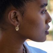 Lunar Hoop Earrings [large]