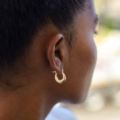 Lunar Hoop Earrings [large]