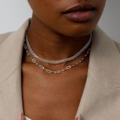 Herringbone Necklace [Sterling Silver]