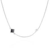 Maria Diamond Necklace with Nano Bible [Sterling Silver]