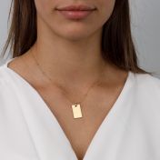 Brooklyn Tag Necklace