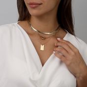 Brooklyn Tag Necklace
