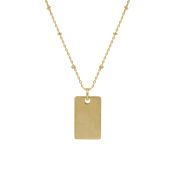 Brooklyn Tag Necklace