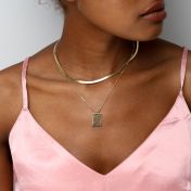 Brooklyn Tag Necklace