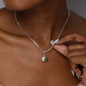 Jupiter Shine Picasso Jasper Necklace [Sterling Silver]