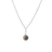 Jupiter Shine Picasso Jasper Necklace [Sterling Silver]