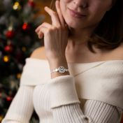 Talisa Silhouette Map Bracelet [Sterling Silver]