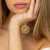 Talisa Map Necklace [18K Gold Plated]