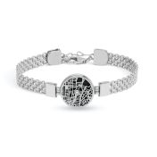 Talisa Silhouette Map Bracelet [Sterling Silver]