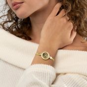 Precious Spot Silhouette Map Bracelet with Diamonds [18K Gold Vermeil]