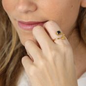 Black Tulip Ring