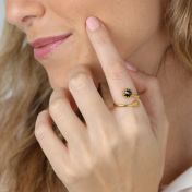 Black Tulip Ring