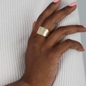 Rose Signet Ring