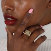 Rose Signet Ring