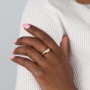 Sun Goddess Hexagon Ring