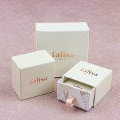 Family Path Name and Birthstone Bracelet [Sterling Silver]