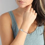 Cherished Touch Coordinates Bracelet - Silver Plated