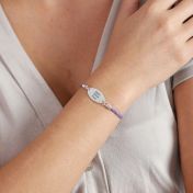 Cherished Touch Name Bracelet - Silver Plated