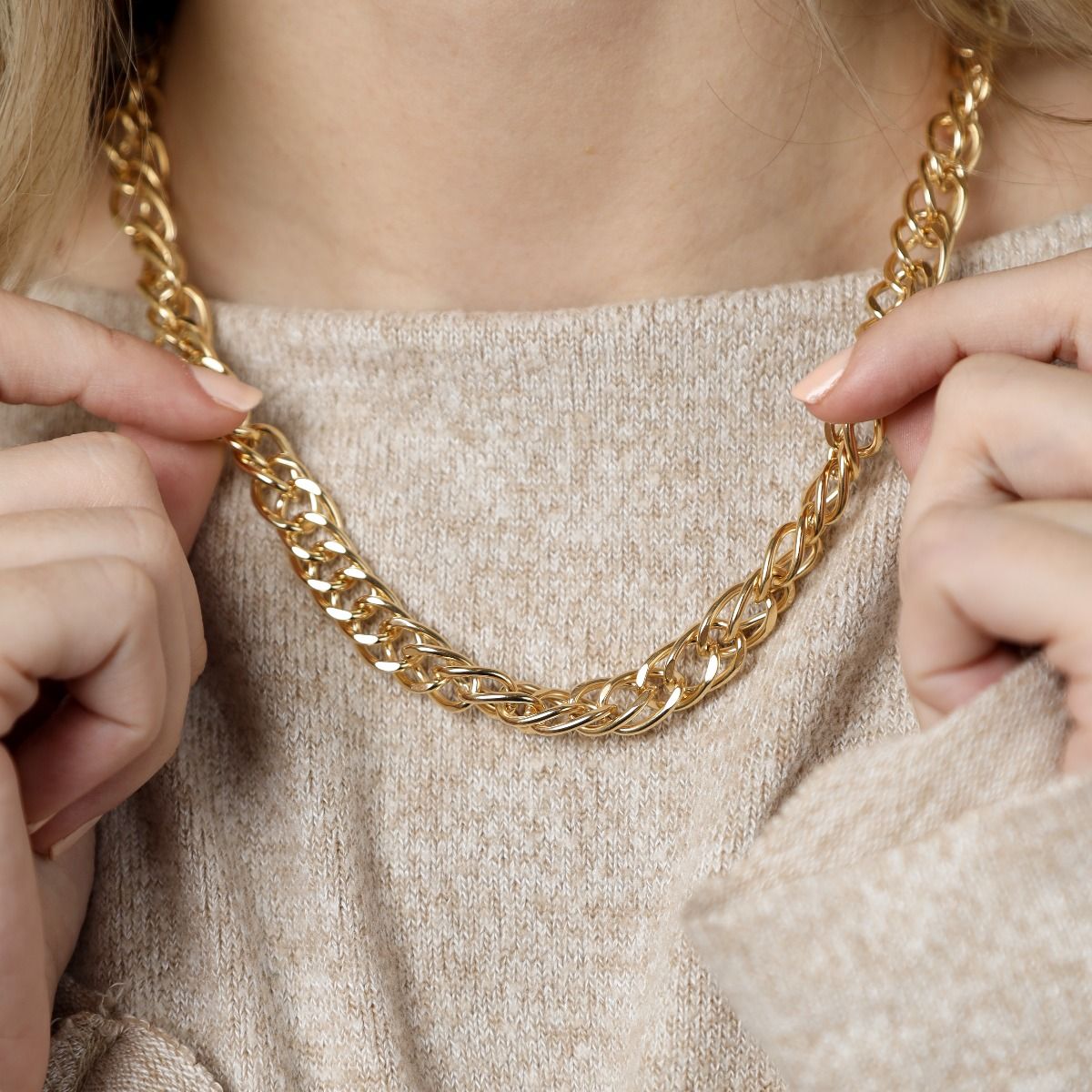 Bold Link Chain Necklace
