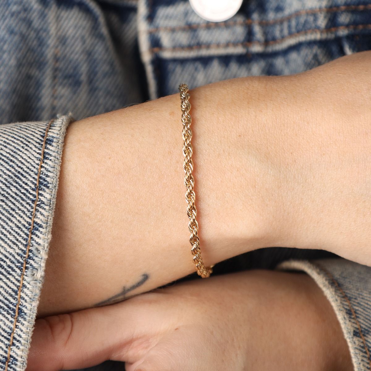 Classic Rope Chain Bracelet