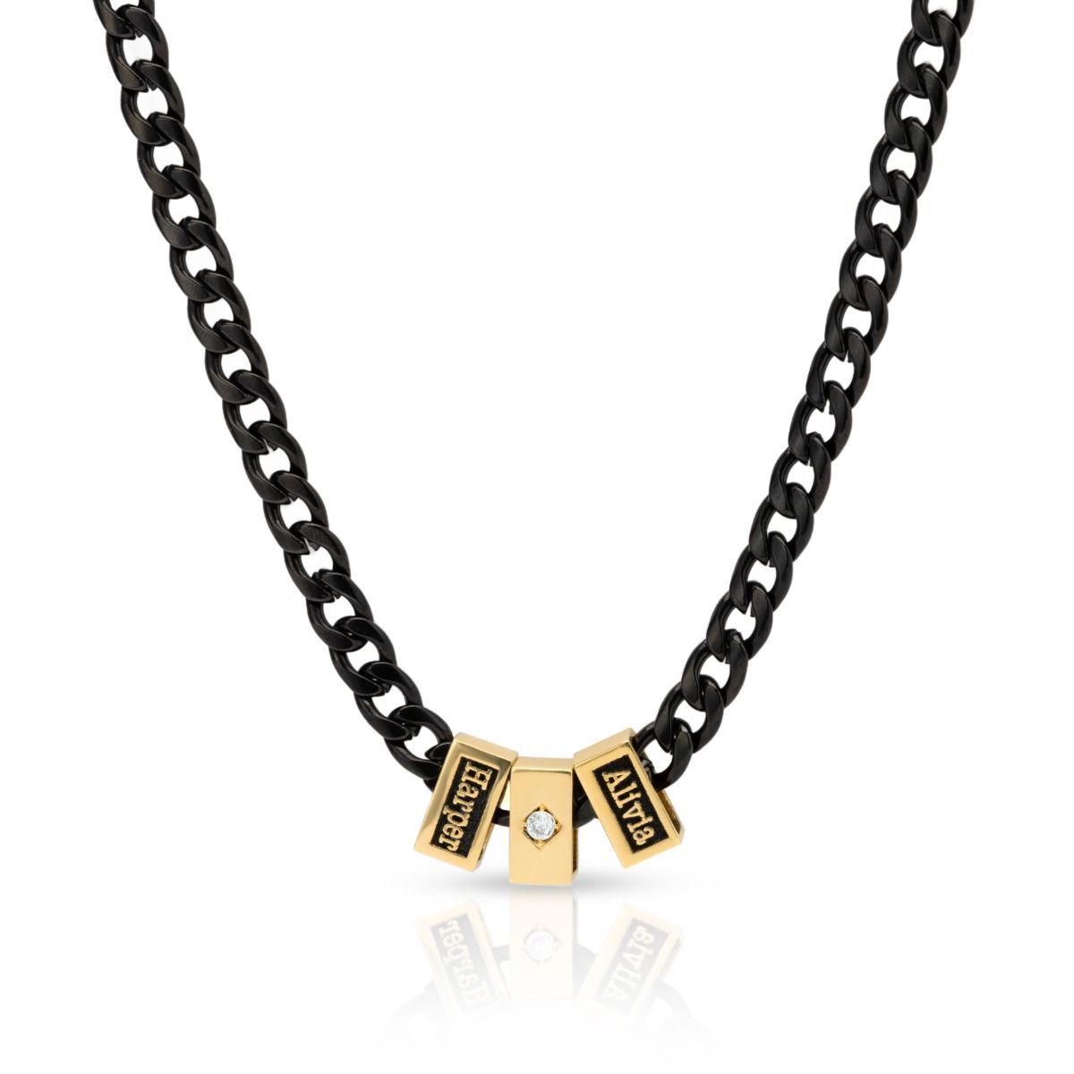 Diamond Charm For Cuban Link Chain [18K Gold Plated]