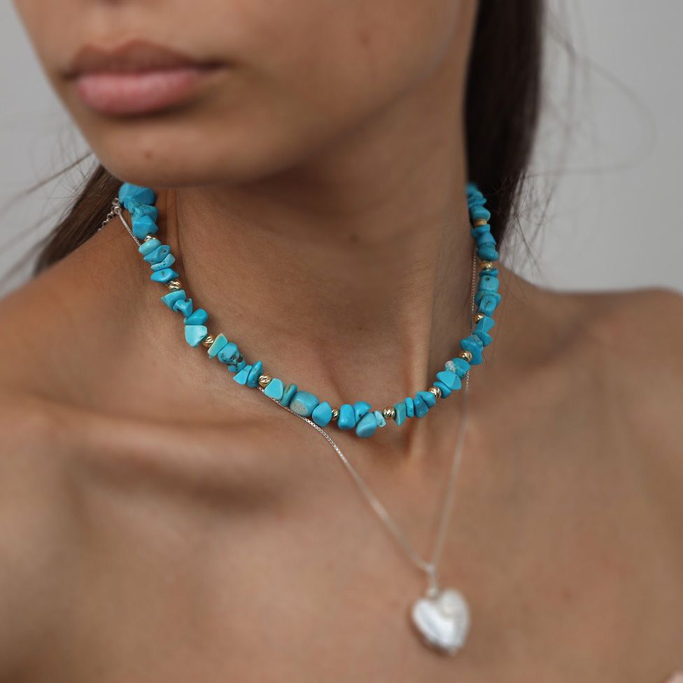 Ocean Of Hope Turquoise Necklace