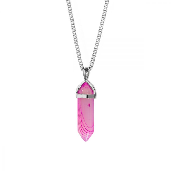 Lucky Aura [Pink Crystal Quartz] Necklace
