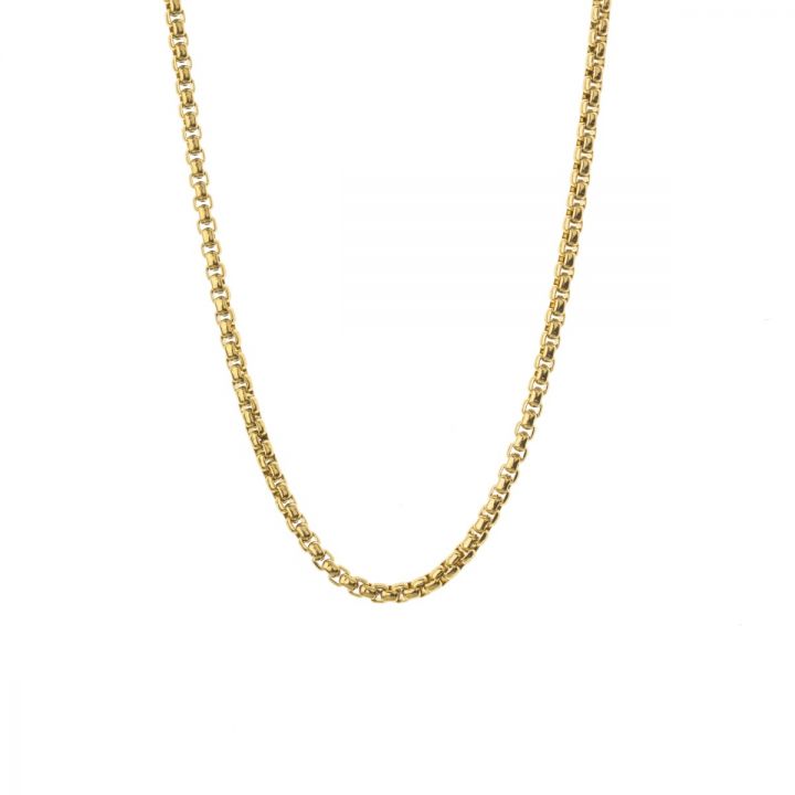 Intertwined Chain Necklace [Gold Plated]