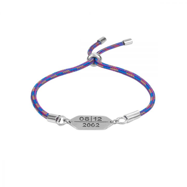 Cherished Touch Date Bracelet - Silver Plated