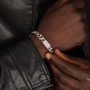 Cuban Link Bracelet with Cubic Zirconia Clasp