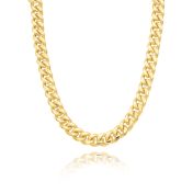 Cuban Link Chain Necklace [Gold Plated] - 12MM