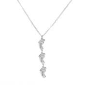 Family Path Name Necklace [Sterling Silver]