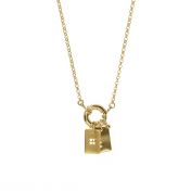 Go Bold in Braille Initial Necklace