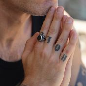 Blackbeard's Lost Men Ring - Sterling Silver