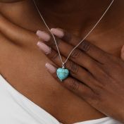 Turquoise Harmony Necklace [Sterling Silver]