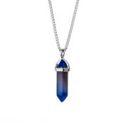 Lucky Aura [Blue Agate] Necklace