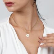 Connected Chain Necklace [18K Gold Plated]